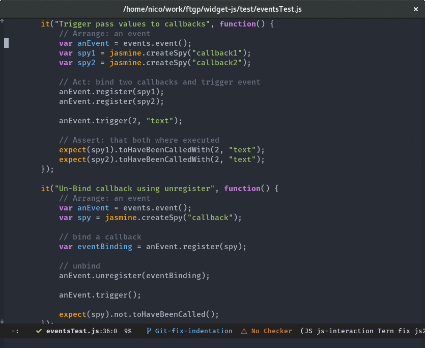 Indium debugger in action